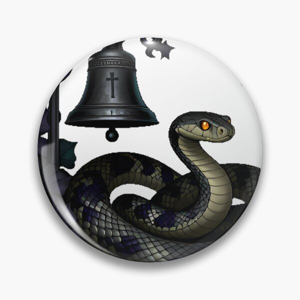 Item preview, Gothic Swamp Moccasin Iron Bell Relic designed and sold by IllumeInk.