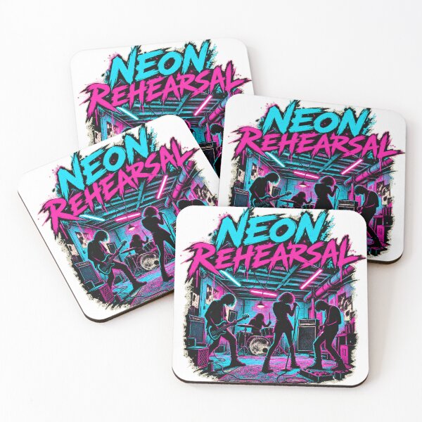 Item preview, Neon Rehearsal Punk Band Graphic designed and sold by S06PMarketing.