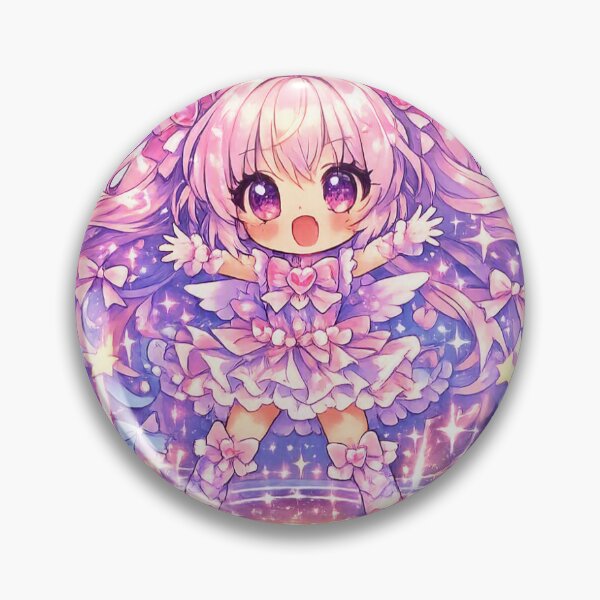 Item preview, Anime Transformation Sticker Chibi Magical Girl Aesthetic for Otaku & Kawaii Fans designed and sold by CutePrintCorner.