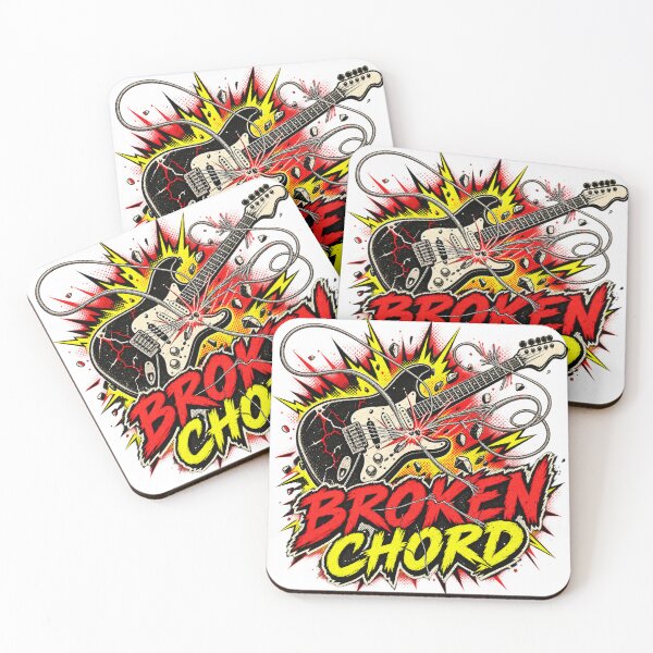 Item preview, Broken Chord Punk Guitar Graphic designed and sold by S06PMarketing.