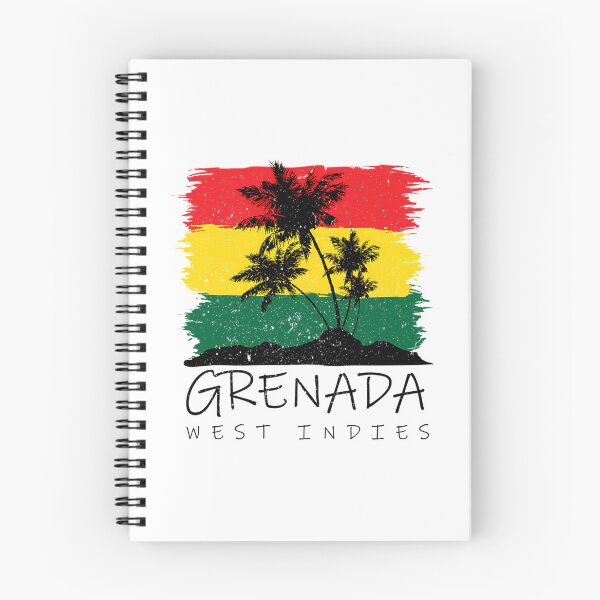 Item preview, Grenada National Colours In Background Of Palm Silhouette designed and sold by harlyn-keyse.