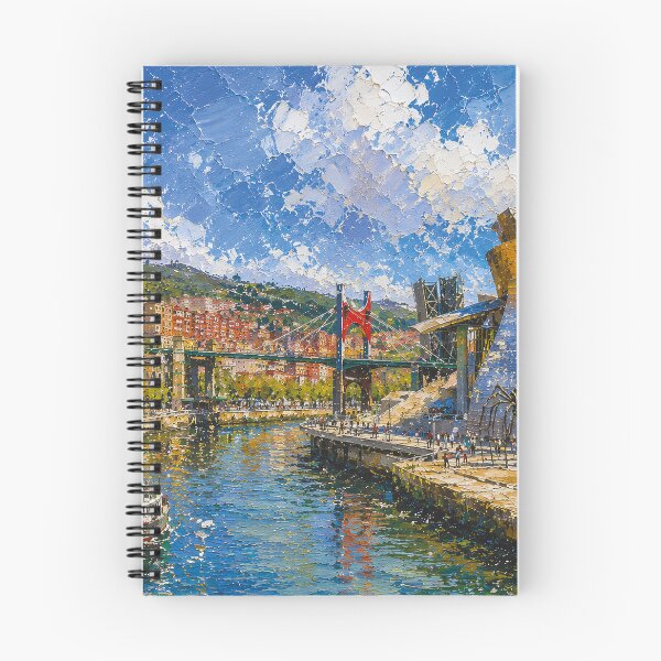 Item preview, A painting of Bilbao, Spain – A Beautiful city in Europe. designed and sold by GalleryKauffeld.