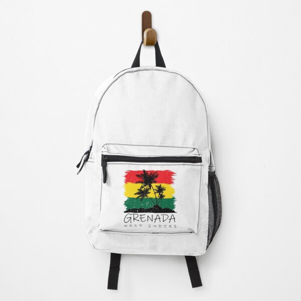 Item preview, Grenada National Colours In Background Of Palm Silhouette designed and sold by harlyn-keyse.