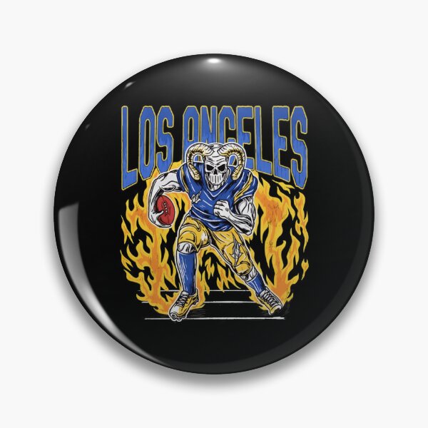 Item preview, Aggressive Ram Football Player LA Flames designed and sold by ashkankett.