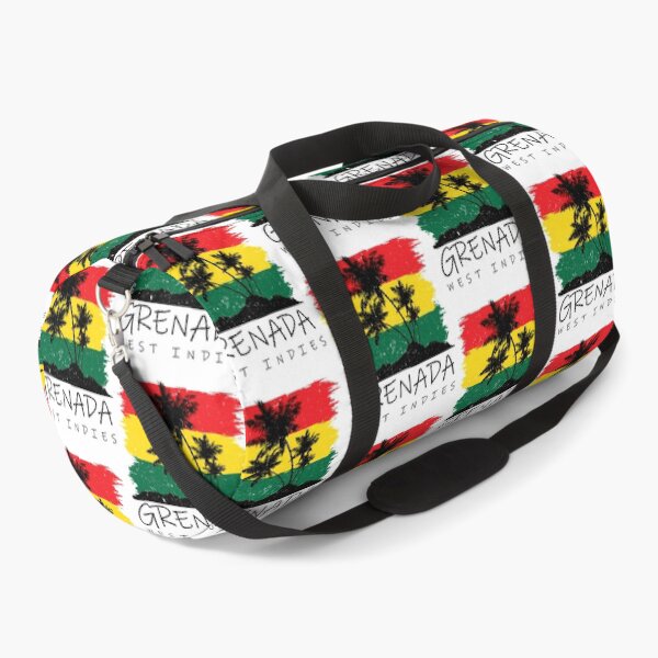 Item preview, Grenada National Colours In Background Of Palm Silhouette designed and sold by harlyn-keyse.