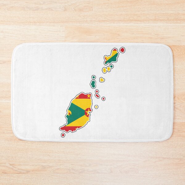 Item preview, Grenada National Flag Clipped Into Map Of Grenada designed and sold by harlyn-keyse.
