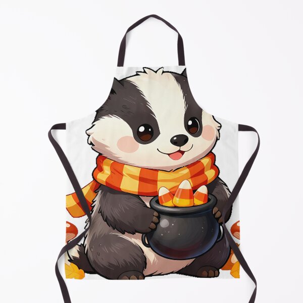 Item preview, Cute European Badger Cub Candy Corn Pail Icon designed and sold by pumsquare.