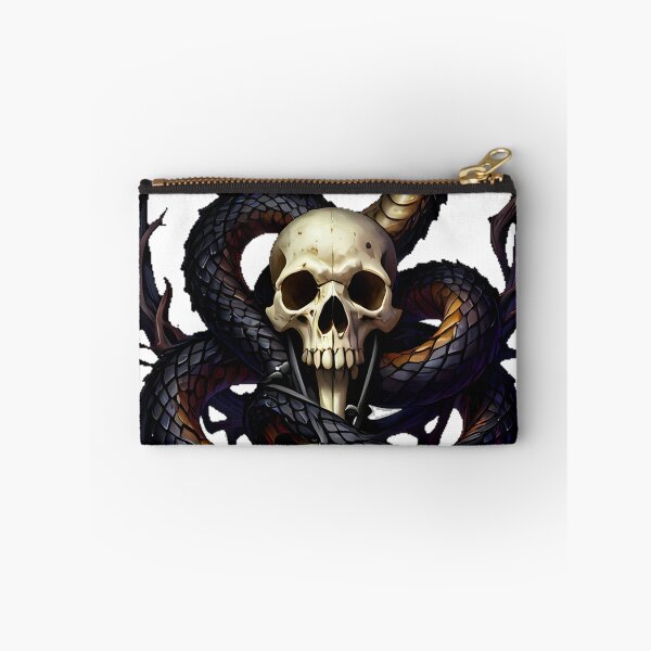 Item preview, Gothic Thorned Dragon Viper Bone Amulet designed and sold by IllumeInk.