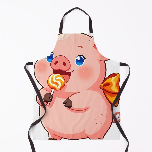 Item preview, Cute Spotted Piglet Candy Corn Bow Icon designed and sold by pumsquare.