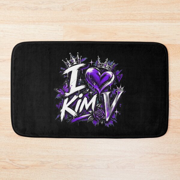 Item preview, I Love Kim V Graffiti Heart Crown Style designed and sold by LarryWill15851.