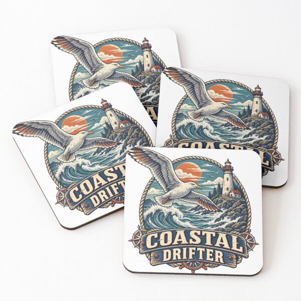 Item preview, Coastal Drifter Seagull Lighthouse designed and sold by S06PMarketing.