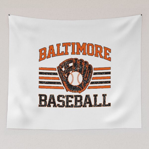 Item preview, Baltimore Baseball Retro Glove Sports designed and sold by BeyonceBuc.