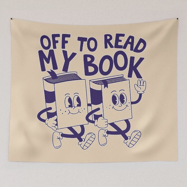 Item preview, Off To Read My Book, Bookish designed and sold by Verominunus.