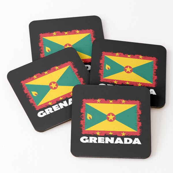 Item preview, Grenada National Flag Distress designed and sold by harlyn-keyse.