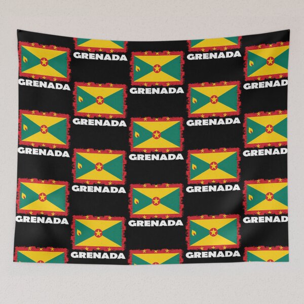 Item preview, Grenada National Flag Distress designed and sold by harlyn-keyse.