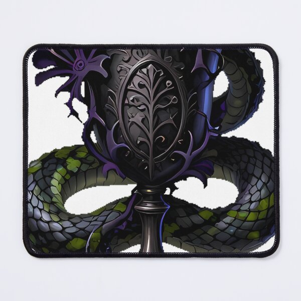 Item preview, Gothic Toxic Moss Viper Witch Chalice designed and sold by IllumeInk.