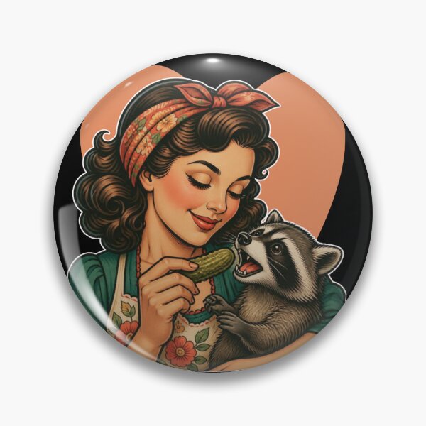 Item preview, Raccoon Eating Pickles designed and sold by tellia-kallisto.