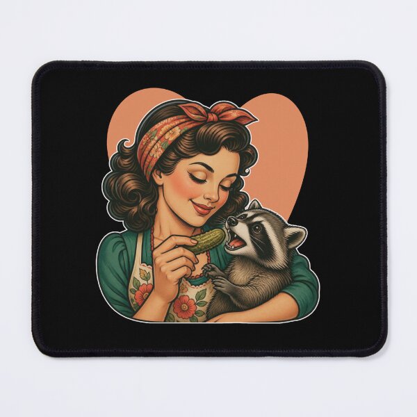 Item preview, Raccoon Eating Pickles designed and sold by tellia-kallisto.