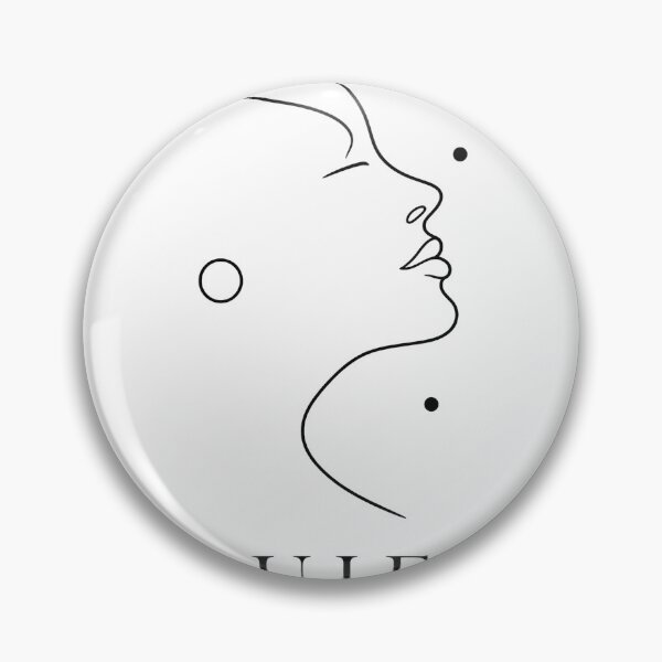 Item preview, Quiet Minimalist Face Line Art – Introvert Aesthetic Design designed and sold by RobertArt08.