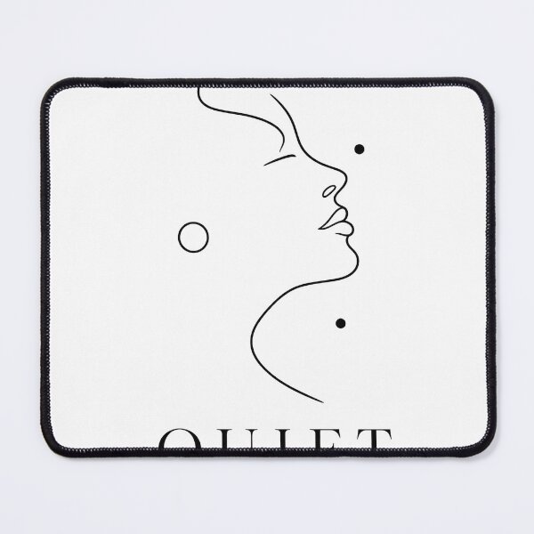 Item preview, Quiet Minimalist Face Line Art – Introvert Aesthetic Design designed and sold by RobertArt08.