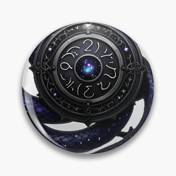 Item preview, Gothic Ouroboros Celestial Medallion designed and sold by IllumeInk.