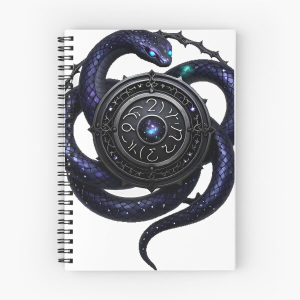 Item preview, Gothic Ouroboros Celestial Medallion designed and sold by IllumeInk.