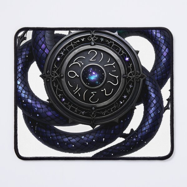 Item preview, Gothic Ouroboros Celestial Medallion designed and sold by IllumeInk.