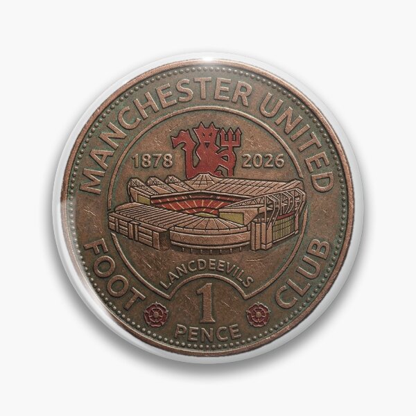 Item preview, Man United 1 Pence Piece designed and sold by PENNYPICTURE.