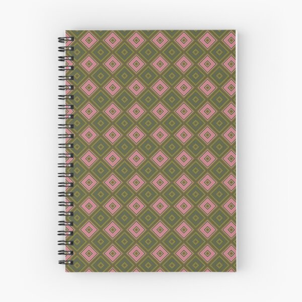 Item preview, Vintage Olive Rose Diamond Tile Geometric Pattern designed and sold by whimsiqueer.
