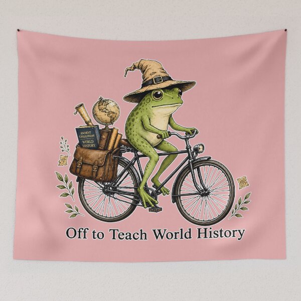 Item preview, Off To Teach World History designed and sold by Verominunus.