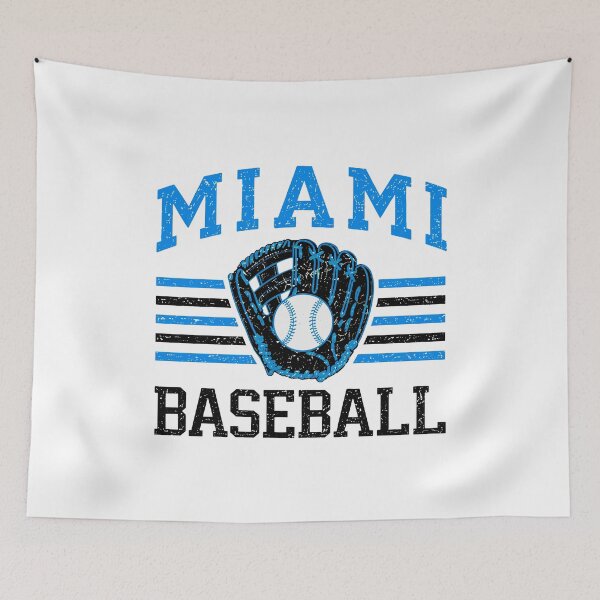 Item preview, Miami Baseball Vintage Distressed Glove designed and sold by BeyonceBuc.