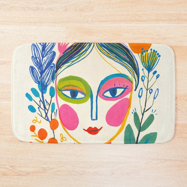 Item preview, The Modern Muse Bold Watercolor Portrait designed and sold by artsandsoul.