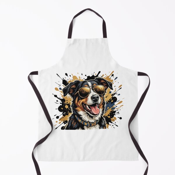 Item preview, Cool Dog with Sunglasses – Happy Pop Art Design designed and sold by ShirtsUp-Lane.