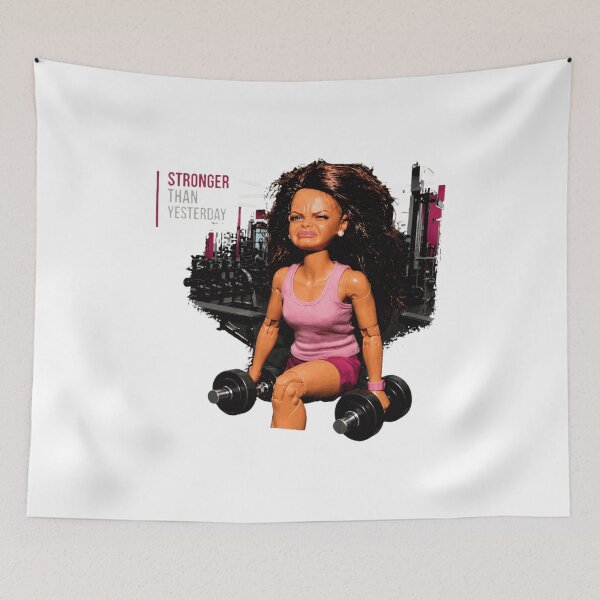 Item preview, Funny Gym Doll Motivational Workout designed and sold by StanleyBr11648.