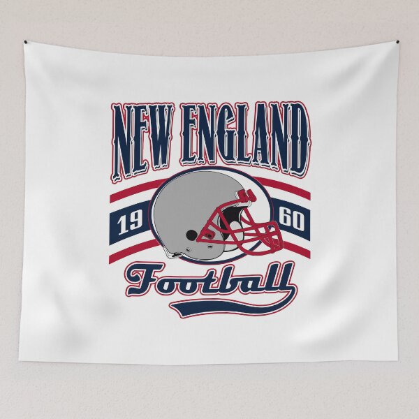 Item preview, New England Football Vintage Helmet Retro Design designed and sold by MeneesStefano.