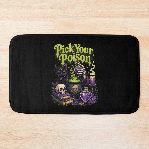 Item preview, Pick Your Poison Halloween Witch Potion Cauldron Spooky designed and sold by felixpalette.