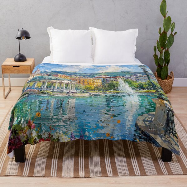 Item preview, A painting of Bilbao, Spain – A Beautiful city in Europe. designed and sold by GalleryKauffeld.
