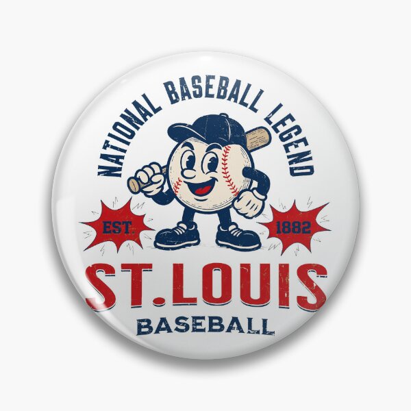 Item preview, Retro Baseball Legend St. Louis Cartoon designed and sold by SherryMoo94343.