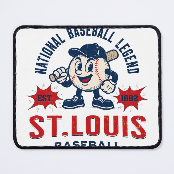 Item preview, Retro Baseball Legend St. Louis Cartoon designed and sold by SherryMoo94343.