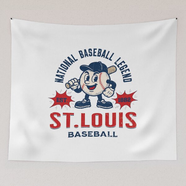 Item preview, Retro Baseball Legend St. Louis Cartoon designed and sold by SherryMoo94343.
