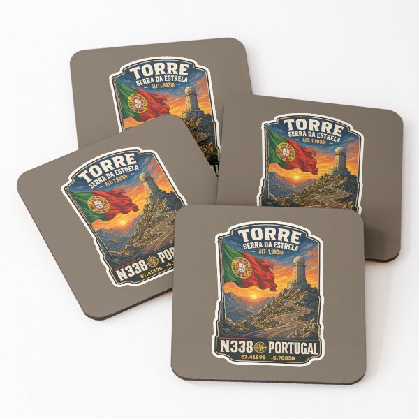 Item preview, Torre Serra da Estrela Portugal N338 Sticker TShirt 05 designed and sold by OuterShellUK.