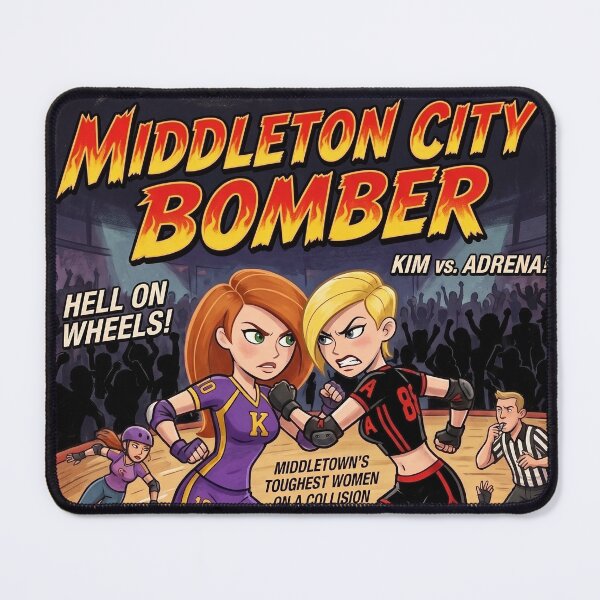 Item preview, Kim Possible and Adrena Lynn Middleton City Bomber Skate 2 designed and sold by N0WUC1.