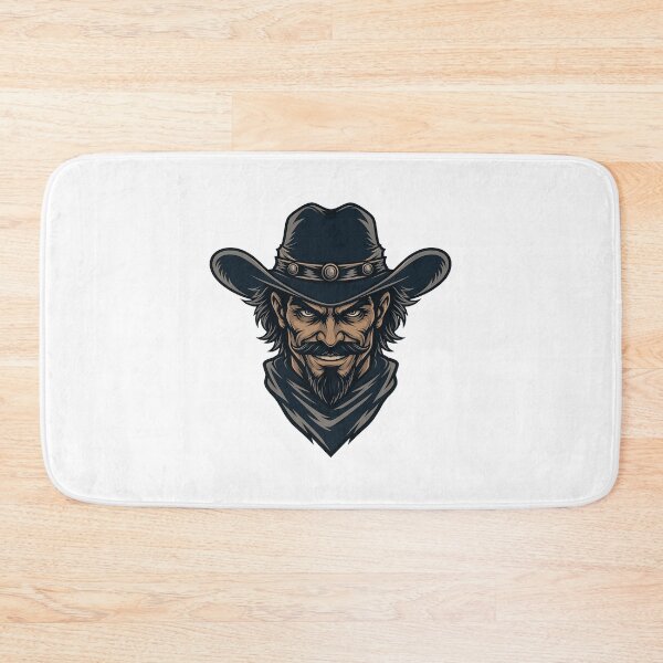 Item preview, Gritty Cowboy Face Graphic designed and sold by MeneesStefano.