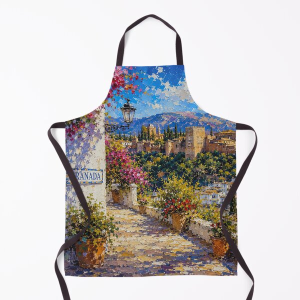 Item preview, A painting of Granada, Spain – A Beautiful city in Europe. designed and sold by GalleryKauffeld.