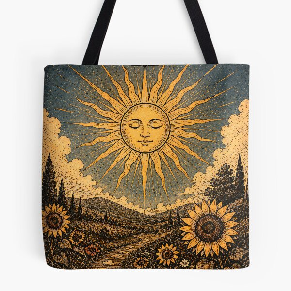 Item preview, The Sun Tarot Card - Joy, Success & Positive Art designed and sold by ArcanaAbsolute.