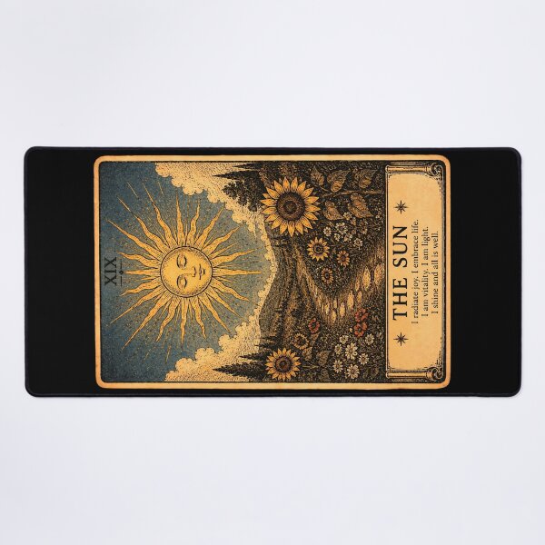 Item preview, The Sun Tarot Card - Joy, Success & Positive Art designed and sold by ArcanaAbsolute.