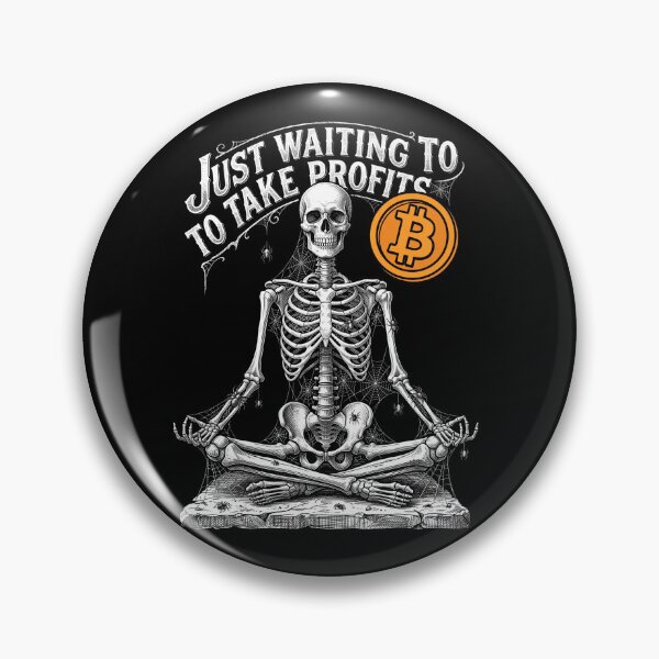 Item preview, Bitcoin Halloween Take Profits Skeleton  designed and sold by Parallel Label .
