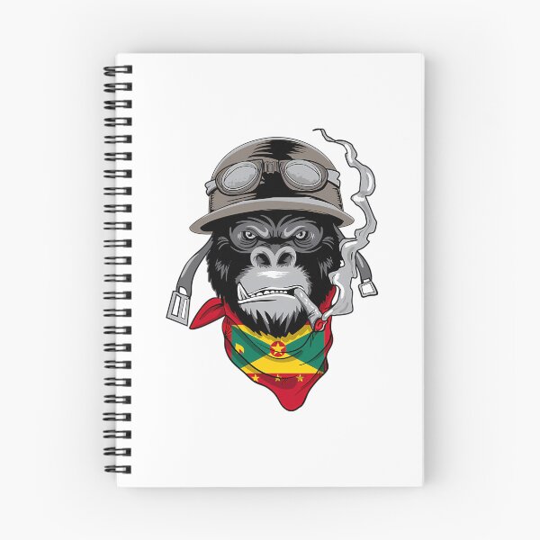 Item preview, Patriotic Grenadian Motorist Biker Gorilla Flag Of Grenada Roots Heritage Nationalism Patriotism designed and sold by harlyn-keyse.