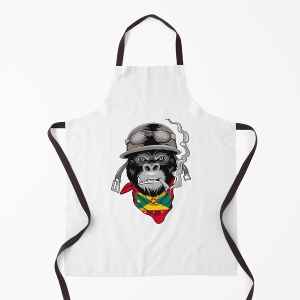 Item preview, Patriotic Grenadian Motorist Biker Gorilla Flag Of Grenada Roots Heritage Nationalism Patriotism designed and sold by harlyn-keyse.