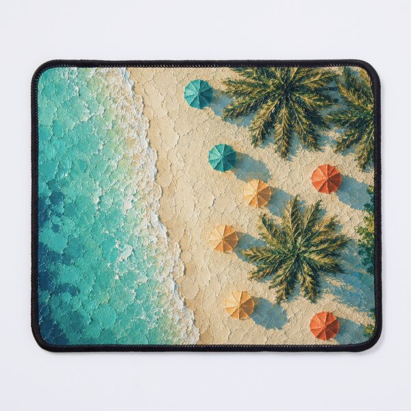Item preview, Endless Summer – Tropical Beach & Palm Tree Art designed and sold by H-Tsvetkova.
